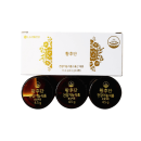 Образец LG Hanami HwanghuDan 3 шт. — травяная добавка для энергии, иммунитета и оздоровления с красным женьшенем, ферментированной плацентой и экстрактом рога оленя.