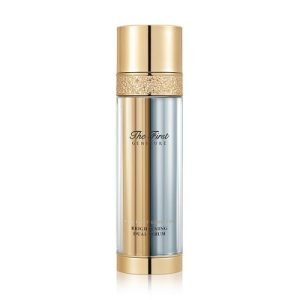 OHUI The First Geniture Brightening Dual Serum 50ml bottle with dual-chamber formula for radiance and even skin tone