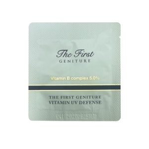 OHUI The First Geniture Vitamin UV Defense sunscreen sachets 1ml x 12ea – luxury anti-aging sun protection with vitamins.