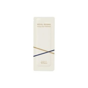 The Whoo ROYAL REGINA Energy Drop Treatment Sachet – premium skincare essence in a gold sachet, designed for hydration and skin barrier support
