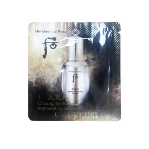 The Whoo Cheongidan Radiant Regenerating Essence – premium anti-aging essence sachet for skin radiance and revitalization
