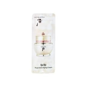 Крем Крем The History of Whoo Bichup Ja Yoon Royal Antiaging 1мл x 12шт — роскошный антивозрастной крем с корейскими травами для упругости, сияния и разглаживания морщин.
