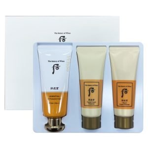 The History of Whoo Gongjinhyang Essential UV Protective Cream Gift Set — premium Korean skincare set with UV protection and anti-aging benefits