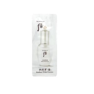 The History of Whoo Gongjinhyang Radiant White Essence Sachet – a brightening Korean herbal skincare essence in single-use packaging