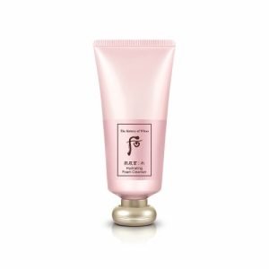 The History of Whoo Gongjinhyang Soo Hydrating Foam Cleanser 180ml — luxurious Korean herbal cleanser for gentle and moisturizing facial cleansing