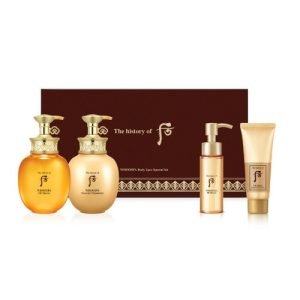 The History of Whoo SPA Body Care Gift Set – luxurious Korean body wash and lotion set inspired by royal spa rituals for deep hydration and aromatic relaxation