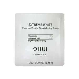 OHUI EXTREME WHITE Niacinamide 10% TX Mela Toning Cream 1ml x 60ea